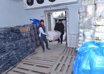 Türkiyəyə qardaş köməyi: Sumqayıtda yardım toplama kampaniyası davam edir