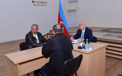 Zakir Fərəcov növbəti səyyar qəbul keçirdi