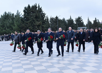 Sumqayıt şəhərində Xocalı soyqırımının 34-cü ildönümü ilə əlaqədar anım tədbiri keçirilib