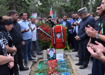 Sumqayıtda Birinci Qarabağ müharibəsinin şəhidi Səfəralı Səfərov dəfn edilib