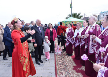 Sumqayıtda Novruz bayramı münasibətilə ümumşəhər bayram tədbiri keçirilib