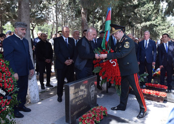 Sumqayıtda Birinci Qarabağ müharibəsinin şəhidi Yusif Məmmədov dəfn edilib