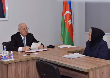 Zakir Fərəcov sakinlərlə görüşdü