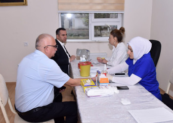 Sumqayıtda qanvermə aksiyası keçirilib