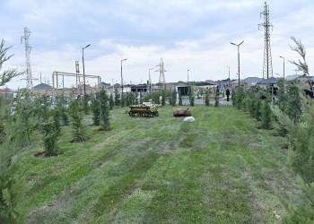 Sumqayıtda yeni park istifadəyə verildi
