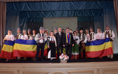 Sumqayıtda Rumıniyanın Milli Günü münasibətilə möhtəşəm folklor gecəsi keçirilib