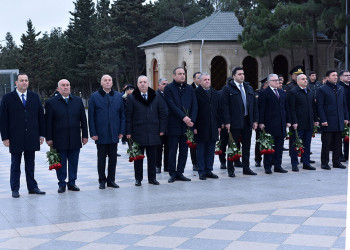 Sumqayıt şəhərində Xocalı soyqırımının 34-cü ildönümü ilə əlaqədar anım tədbiri keçirilib
