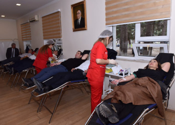 Sumqayıtda qanvermə aksiyası keçirilib