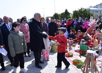 Sumqayıtda Novruz bayramı münasibətilə ümumşəhər bayram tədbiri keçirilib