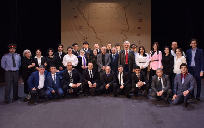 Sumqayıt Dövlət Dram Teatrında “İrəvanda nəyim qaldı” tamaşasının premyerası keçirilib