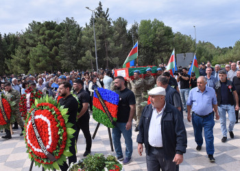 Sumqayıtda Birinci Qarabağ müharibəsinin şəhidi Səfəralı Səfərov dəfn edilib