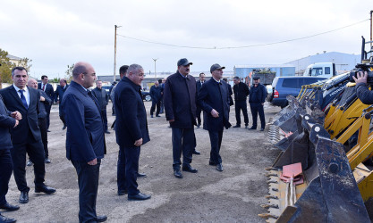 Sumqayıtda qışa hazırlıq: Texnikalara baxış keçirilib