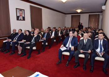 Sumqayıtda dəniz suyunun duzsuzlaşdırılması zavodu ilə bağlı təqdimat oldu
