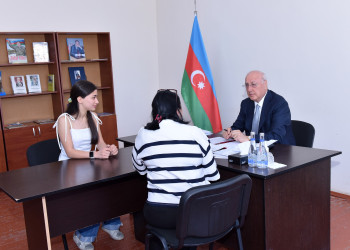 Sumqayıtda növbəti səyyar qəbul: vətəndaşların müraciətləri dinlənilib