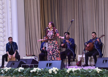 Sumqayıtda Ulu Öndər Heydər Əliyevin 102-ci ildönümünə həsr olunmuş konsert keçirilib