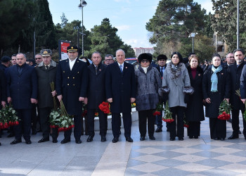 Sumqayıtda 20 Yanvar faciəsinin 35-ci ildönümü ilə əlaqədar anım mərasimi keçirilib