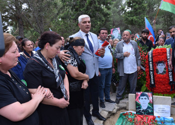 Sumqayıtda Birinci Qarabağ müharibəsinin şəhidi Səfəralı Səfərov dəfn edilib