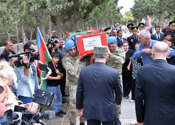 Sumqayıtda Birinci Qarabağ müharibəsinin şəhidi Səfəralı Səfərov dəfn edilib