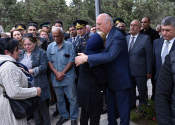 Sumqayıtda Birinci Qarabağ müharibəsinin şəhidi dəfn edilib