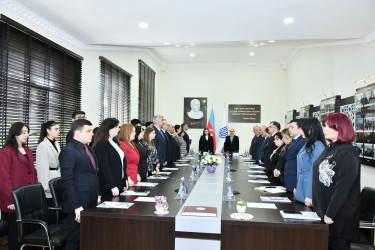 Sumqayıt Dövlət Universitetində akademik Zərifə Əliyevanın anım gününə həsr olunmuş elmi-praktik seminar keçirilib