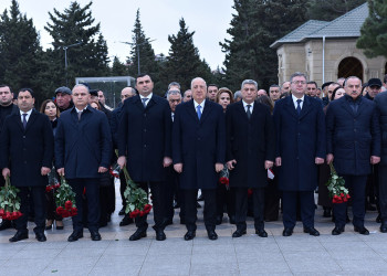 Sumqayıt şəhərində Xocalı soyqırımının 34-cü ildönümü ilə əlaqədar anım tədbiri keçirilib