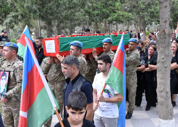 Sumqayıtda Birinci Qarabağ müharibəsinin şəhidi Səfəralı Səfərov dəfn edilib