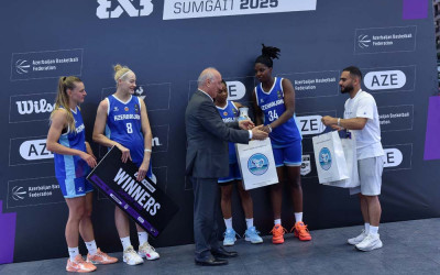 Azərbaycanın qadın 3×3 basketbol yığması Sumqayıt mərhələsinin qalibi oldu