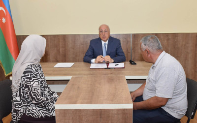 Zakir Fərəcov növbəti səyyar vətəndaş qəbulu keçirib