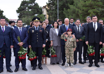 Sumqayıtda 27 Sentyabr – Anım Günü münasibətilə şəhidlərin xatirəsi yad edilib