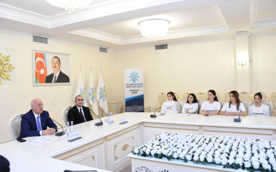 Sumqayıtda “Heydər Əliyev Məktəbi”nin növbəti məşğələsi keçirilib