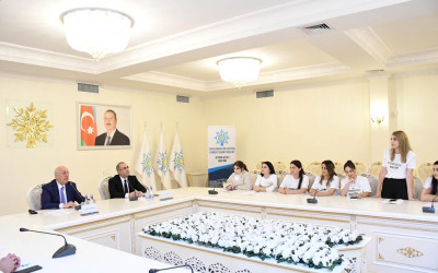 Sumqayıtda “Heydər Əliyev Məktəbi”nin növbəti məşğələsi keçirilib