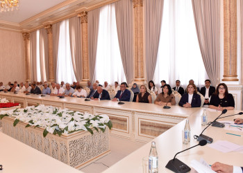 Sumqayıt şəhərində Ağsaqqallar Şurasının hesabat konfransı keçirilib