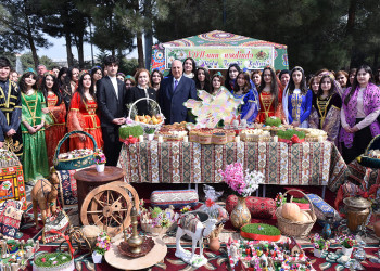 Sumqayıtda Novruz bayramı təntənəli şəkildə qeyd olunub