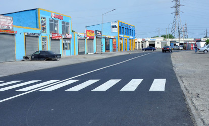 Sumqayıt şəhərində yol-nəqliyyat infrastrukturunun yenilənməsi istiqamətində işlər davam etdirilir