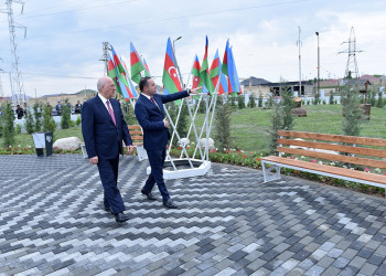 Sumqayıtda yeni park istifadəyə verildi