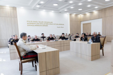 Daxili işlər naziri Sumqayıtda vətəndaş qəbulu və sıra baxışı keçirib