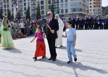 Sumqayıtda Novruz bayramı münasibətilə möhtəşəm tədbir keçirildi