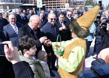 Sumqayıtda Novruz bayramı münasibətilə ümumşəhər bayram tədbiri keçirilib