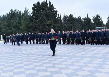 Sumqayıt şəhərində Xocalı soyqırımının 34-cü ildönümü ilə əlaqədar anım tədbiri keçirilib