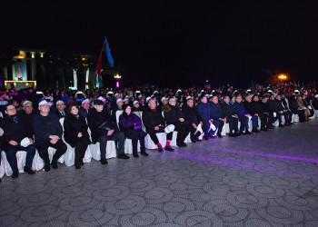 Sumqayıtın 75 illik yubileyi münasibətilə konsert proqramı təşkil olunub