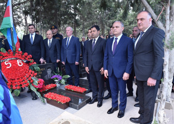 Sumqayıtda Birinci Qarabağ müharibəsinin şəhidi Yusif Məmmədov dəfn edilib