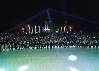 Sumqayıtda Zəfər Günü ilə bağlı konsert və atəşfəşanlıq keçirilib