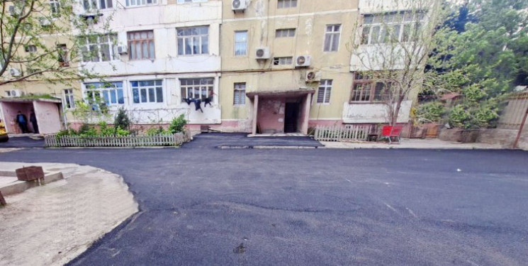 Sumqayıtda məhəllədaxili yollar asfaltlanır