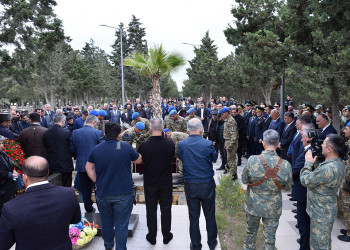 Sumqayıtda Birinci Qarabağ müharibəsinin şəhidi dəfn edilib