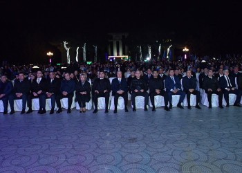 Sumqayıtda Zəfər Günü ilə bağlı konsert və atəşfəşanlıq keçirilib