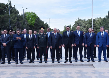 Sumqayıtda Birinci Qarabağ müharibəsinin şəhidi Yusif Məmmədov dəfn edilib
