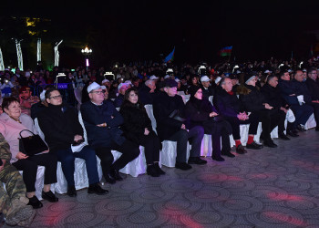 Sumqayıtın 75 illik yubileyi münasibətilə konsert proqramı təşkil olunub