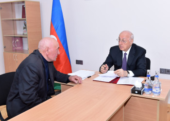 Zakir Fərəcov vətəndaş qəbulu keçirdi