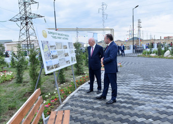 Sumqayıtda yeni park istifadəyə verildi