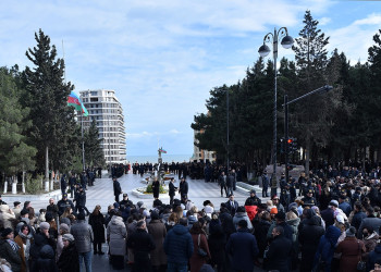 Sumqayıtda 20 Yanvar faciəsinin 35-ci ildönümü ilə əlaqədar anım mərasimi keçirilib